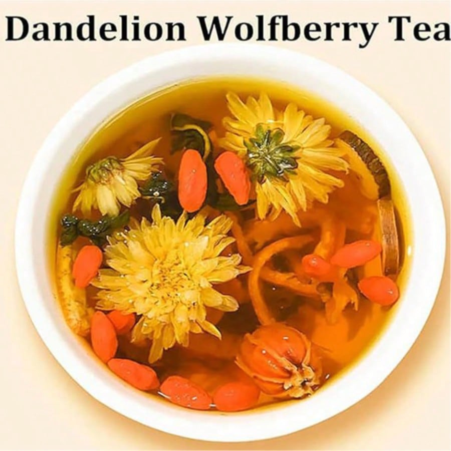 ชาสมุนไพรแดนดิไลออนและโกจิเบอร - Herbal Tea For Wellness บทวิจารณ์และราคา