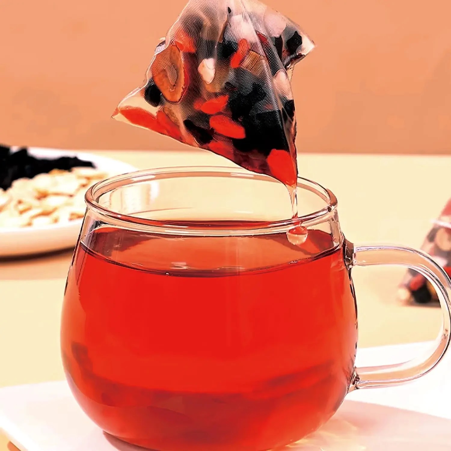 ชาสมุนไพรโสมห้าสมบัติ ผสมโกจิเ - Herbal Tea For Wellness บทวิจารณ์และราคา