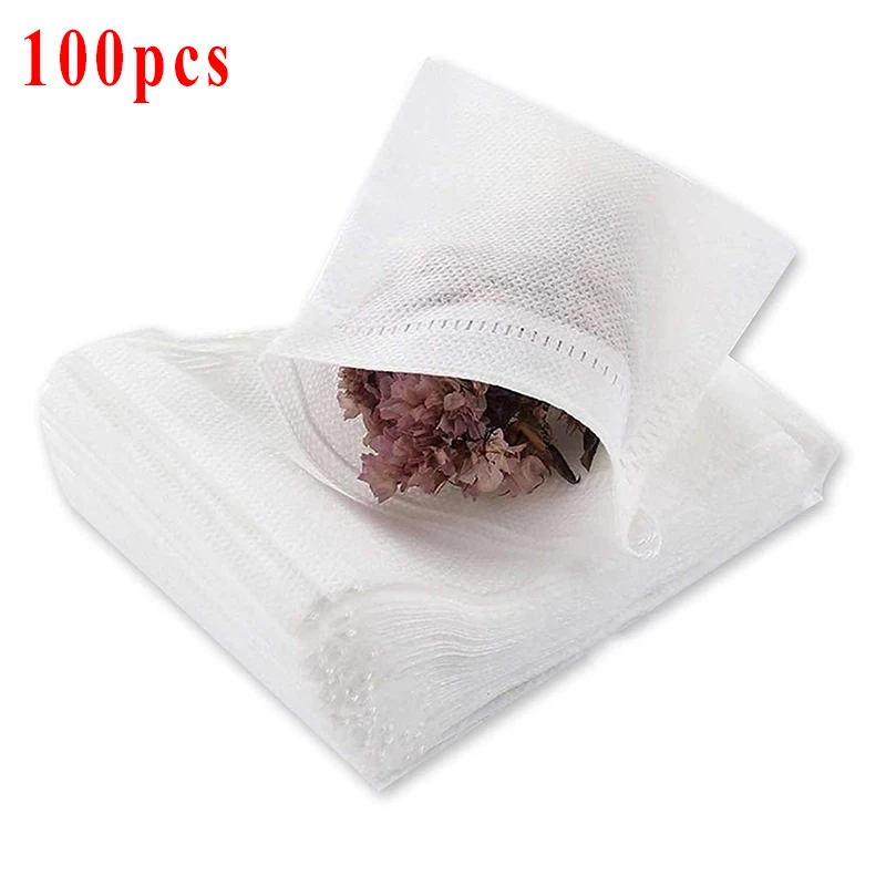 100pcs Disposable Teabags ผ้าไ - Herbal Tea For Wellness บทวิจารณ์และราคา