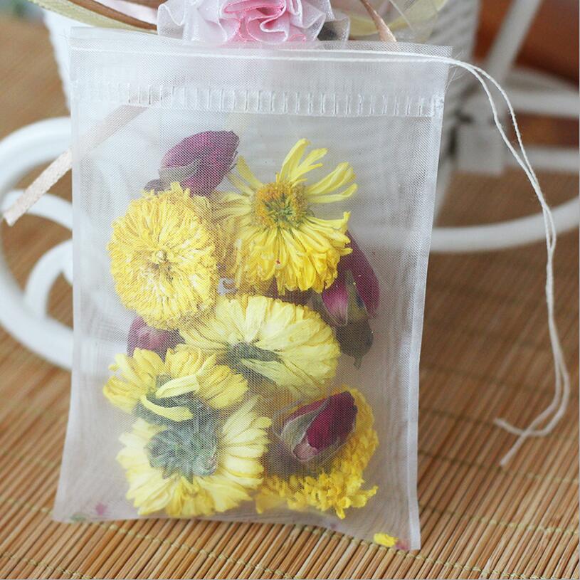 50 ชิ้น/ล็อตถุงชาเปล่าวัสดุไนล - Herbal Tea For Wellness บทวิจารณ์และราคา